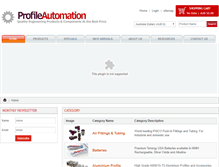 Tablet Screenshot of profileautomation.com.au